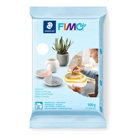 Gyurma, 500 g, levegőre száradó, FIMO Air Basic, fehér (FM81000)