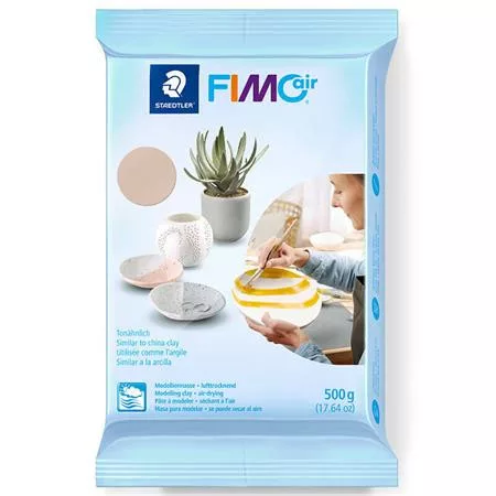 Gyurma, 500 g, levegőre száradó, FIMO Air Basic, bőrszín (FM810043)