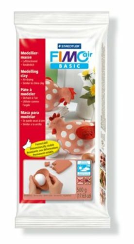 Gyurma, 500 g, levegőre száradó, FIMO Air Basic, terrakotta (FM810076)