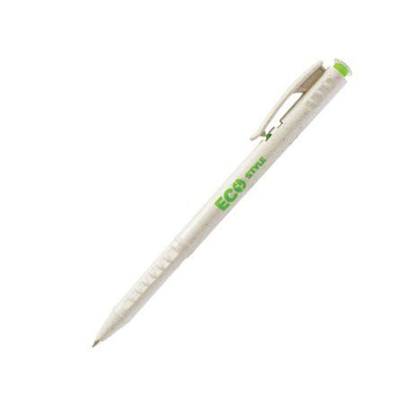 Golyóstoll, 0,25 mm, nyomógombos, FLEXOFFICE FO-09 Eco Style, kék (FO09EK)