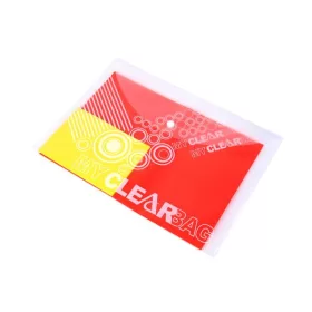   Irattartó tasak, A4, PP, patentos, 180 mikron, FLEXOFFICE FO-CBF05, áttetsző (FOCBF05)