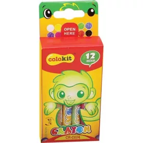   Zsírkréta, COLOKIT Crayon, 12 különböző szín (FOCRC024)