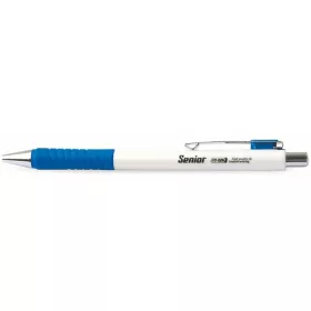   Golyóstoll, 0,4 mm, nyomógombos, FLEXOFFICE Senior, kék (FOGT026K)