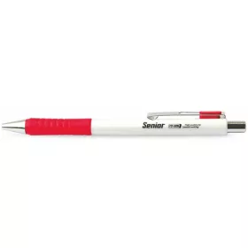   Golyóstoll, 0,4 mm, nyomógombos, FLEXOFFICE Senior, piros (FOGT026P)