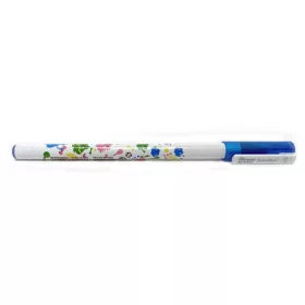   Golyóstoll, 0,3 mm, kupakos, FLEXOFFICE Monstar, kék (FOGT047)