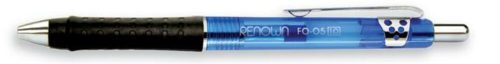 Golyóstoll, 0,5 mm, nyomógombos, FLEXOFFICE, Renown, kék (FOGT05K)