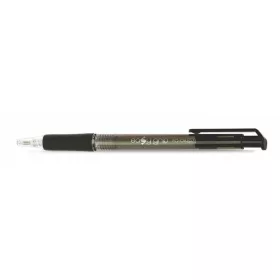   Golyóstoll, 0,4 mm, nyomógombos, FLEXOFFICE EasyGrip, fekete (FOGT08FK)