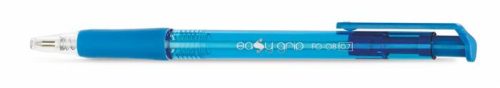Golyóstoll, 0,4 mm, nyomógombos, FLEXOFFICE EasyGrip, kék (FOGT08K)