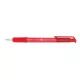 Golyóstoll, 0,4 mm, nyomógombos, FLEXOFFICE EasyGrip, piros (FOGT08P)
