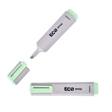 Szövegkiemelő, 1-4 mm, FLEXOFFICE HL05 Eco Style, zöld (FOHL05EZ)
