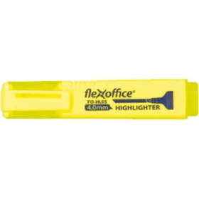 Szövegkiemelő, 1-4 mm, FLEXOFFICE HL05, sárga (FOHL05S)