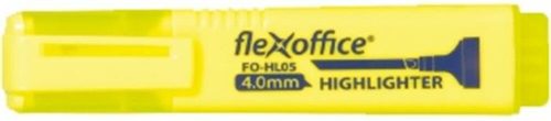 Szövegkiemelő, 1-4 mm, FLEXOFFICE HL05, sárga (FOHL05S)