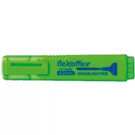 Szövegkiemelő, 1-4 mm, FLEXOFFICE HL05, zöld (FOHL05Z)