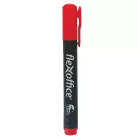   Alkoholos marker, 1,5 mm, kúpos, FLEXOFFICE PM03, piros (FOPM03P)