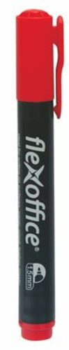 Alkoholos marker, 1,5 mm, kúpos, FLEXOFFICE PM03, piros (FOPM03P)