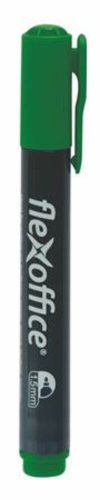 Alkoholos marker, 1,5 mm, kúpos, FLEXOFFICE PM03, zöld (FOPM03Z)