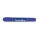 Alkoholos marker, 0,8/6,0 mm, kúpos/vágott, kétvégű, FLEXOFFICE PM04, kék (FOPM04K)