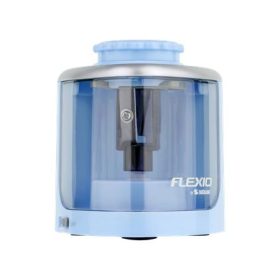   Hegyező, elemes, asztali, FLEXOFFICE Flexio, kék (FOSE001K)