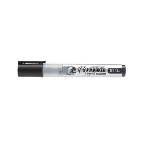   Táblamarker, 2,5 mm, kúpos, FLEXOFFICE WB016, fekete (FOWB016FK)