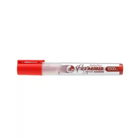   Táblamarker, 2,5 mm, kúpos, FLEXOFFICE WB016, piros (FOWB016P)