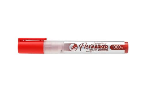 Táblamarker, 2,5 mm, kúpos, FLEXOFFICE WB016, piros (FOWB016P)