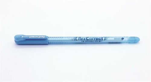 Zseléstoll, 0,25 mm, kupakos, törölhető, FLEXOFFICE FlexCorrect, kék (FOZS002K)