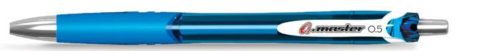 Zseléstoll, 0,25 mm, nyomógombos, FLEXOFFICE, G.master, kék (FOZS021K)