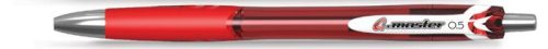 Zseléstoll, 0,25 mm, nyomógombos, FLEXOFFICE, G.master, piros (FOZS021P)