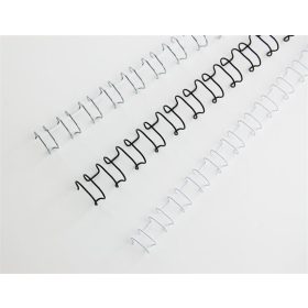   Spirál, fém, 21, 14 mm, 130 lap, GBC MultiBind 21,  ezüst (GBC161438)