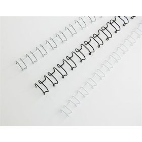   Spirál, fém, 21, 12 mm, 100 lap, GBC MultiBind 21,  fekete (GBC165320)
