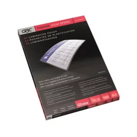   Meleglamináló fólia, 75 mikron, A4, fényes, GBC High Speed (GBC3747347)