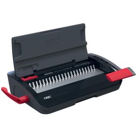   Spirálozógép, műanyag spirálkötéshez, manuális, 165 lap, GBC CombBind CB12 (GBC4410060)