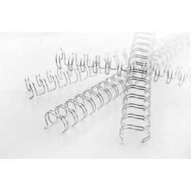   Spirál, fém, 31, 6 mm, 55 lap, GBC WireBind, ezüst (GBC810497)