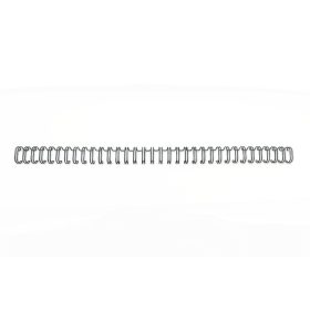   Spirál, fém, 31, 8 mm, 70 lap, GBC WireBind, fekete (GBC810510)