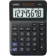 Számológép, asztali, 8 számjegy, CASIO MS-8 F, fekete (GCMS8F)