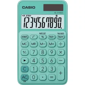   Zsebszámológép, 10 számjegy, CASIO SL 310, zöld (GCSL310GN)