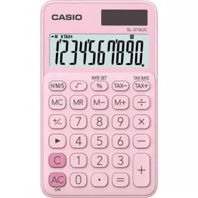   Zsebszámológép, 10 számjegy, CASIO SL 310K, világos rózsaszín (GCSL310PK)