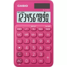   Zsebszámológép, 10 számjegy, CASIO SL 310, rózsaszín (GCSL310RD)