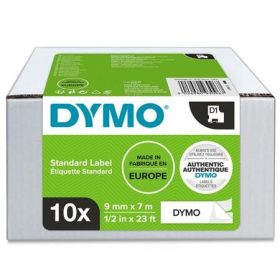   Feliratozógép szalag készlet, 9 mm x 7 m, DYMO D1, fehér-fekete (GD2093096)