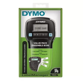   Elektromos feliratozógép, DYMO LM 160, fekete, + 3 db D1 szalag (GD2142267)