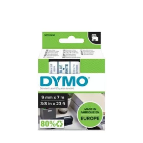   Feliratozógép szalag, 9 mm x 7 m, DYMO D1, fehér-kék (GD40914)