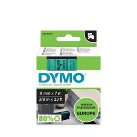   Feliratozógép szalag, 9 mm x 7 m, DYMO D1, zöld-fekete (GD40919)