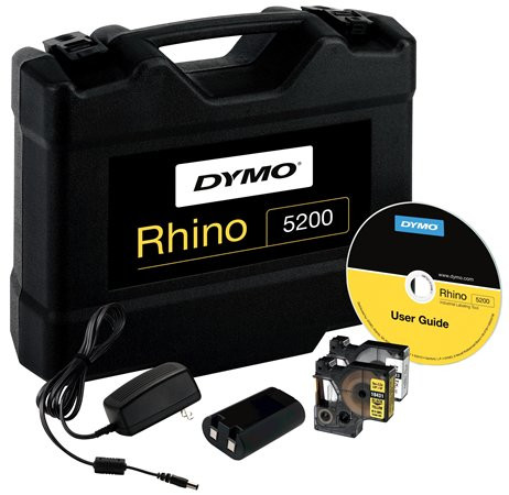 Elektromos feliratozógép, DYMO Rhino 5200 készlet táskában (GD5200SET)