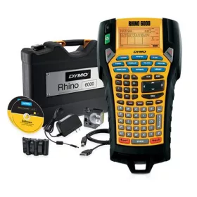   Elektromos feliratozógép, DYMO Rhino 6000 készlet táskában (GD6000)