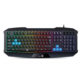   Billentyűzet, vezetékes, USB, HUN, gaming, GENIUS Scorpion K215 (GEBK215)