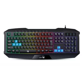  Billentyűzet, vezetékes, USB, HUN, gaming, GENIUS Scorpion K215 (GEBK215)