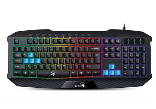 Billentyűzet, vezetékes, USB, HUN, gaming, GENIUS Scorpion K215 (GEBK215)