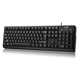   Billentyűzet, vezetékes, 12 funkciógomb, USB, GENIUS Smart KB-100, fekete (GEBKB100)