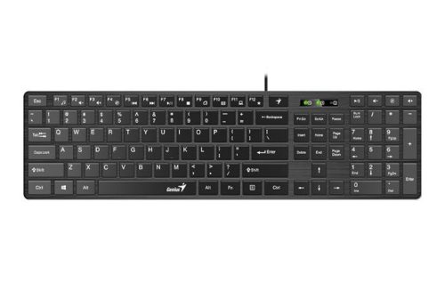 Billentyűzet, vezetékes, USB, HUN, GENIUS Slimstar 126 (GEBS126)