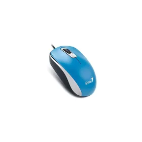   Egér, vezetékes, optikai, normál méret, USB, GENIUS DX-120, kék (GEEDX120BL)